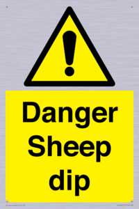 Danger Sheep dip